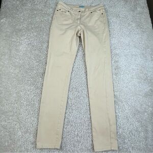 J McLaughlin Cream Skinny Jeans size 4